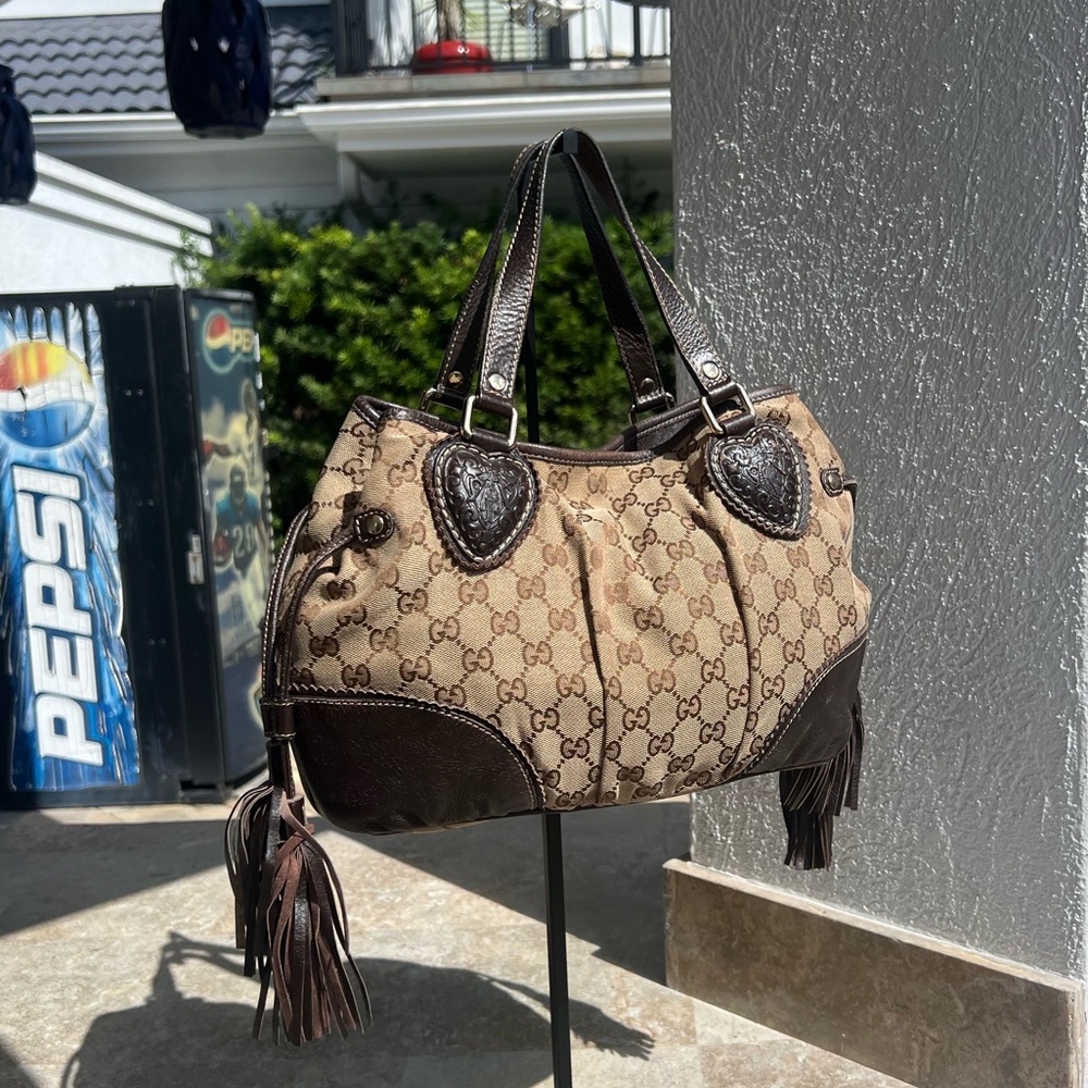 Gucci Tribecca Tassel Guccissima Tote - Picture 3 of 7